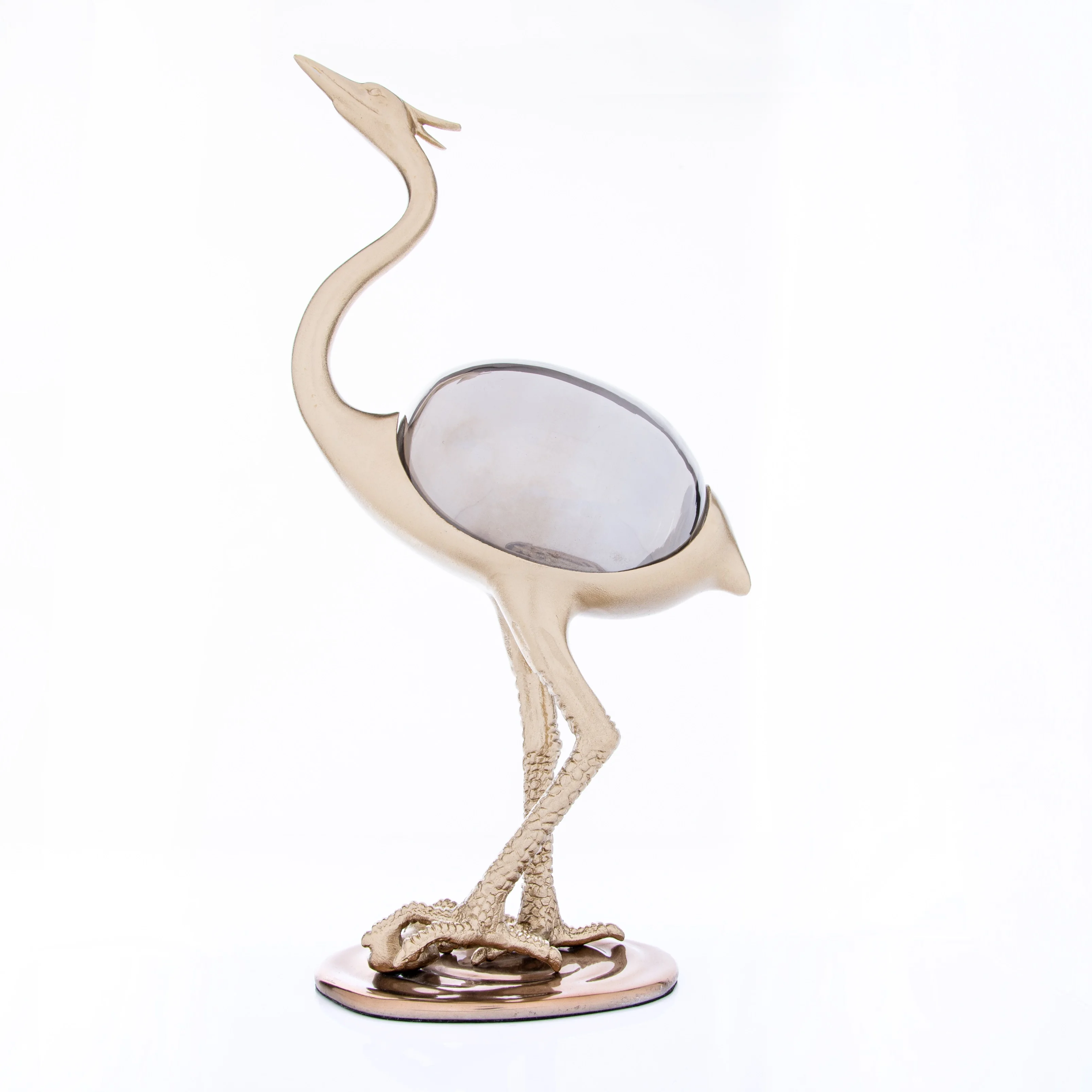 Trending Home Decor Product Idea Freestanding Bird statue Home Entrance decor ideas Metal bird collectible For office