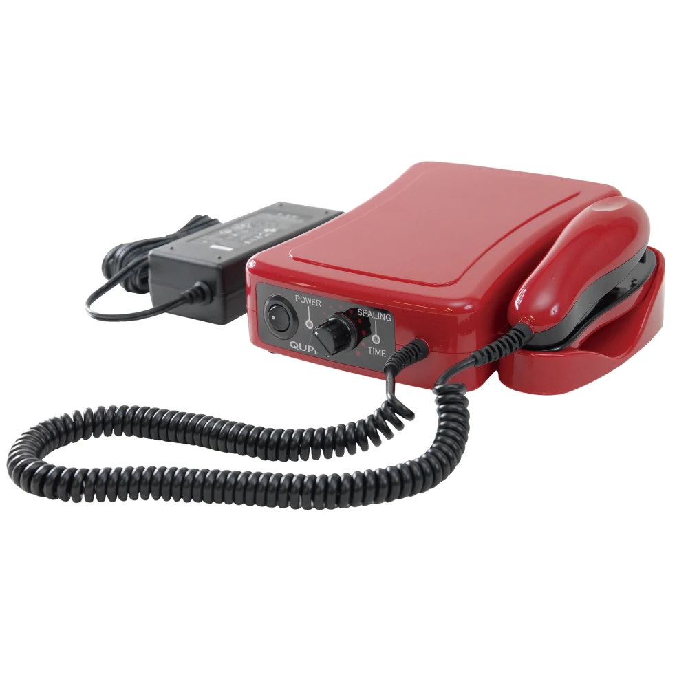 Ultrasonic clamshell sealer for food packaging and industrial use secure sealing