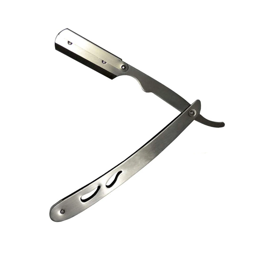 Wholesale Barber Supplies Professional Straight Cut Throat Salon Barber Razor Blade/salon Razor for Barber Shaving Razor 10pcs