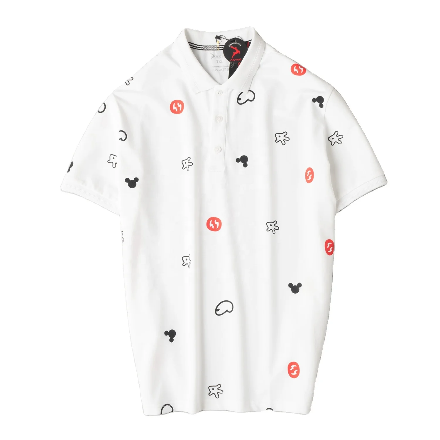 Vietnam Exporter Apparel Fashion White Short Sleeve Polo Shirt Factory Price