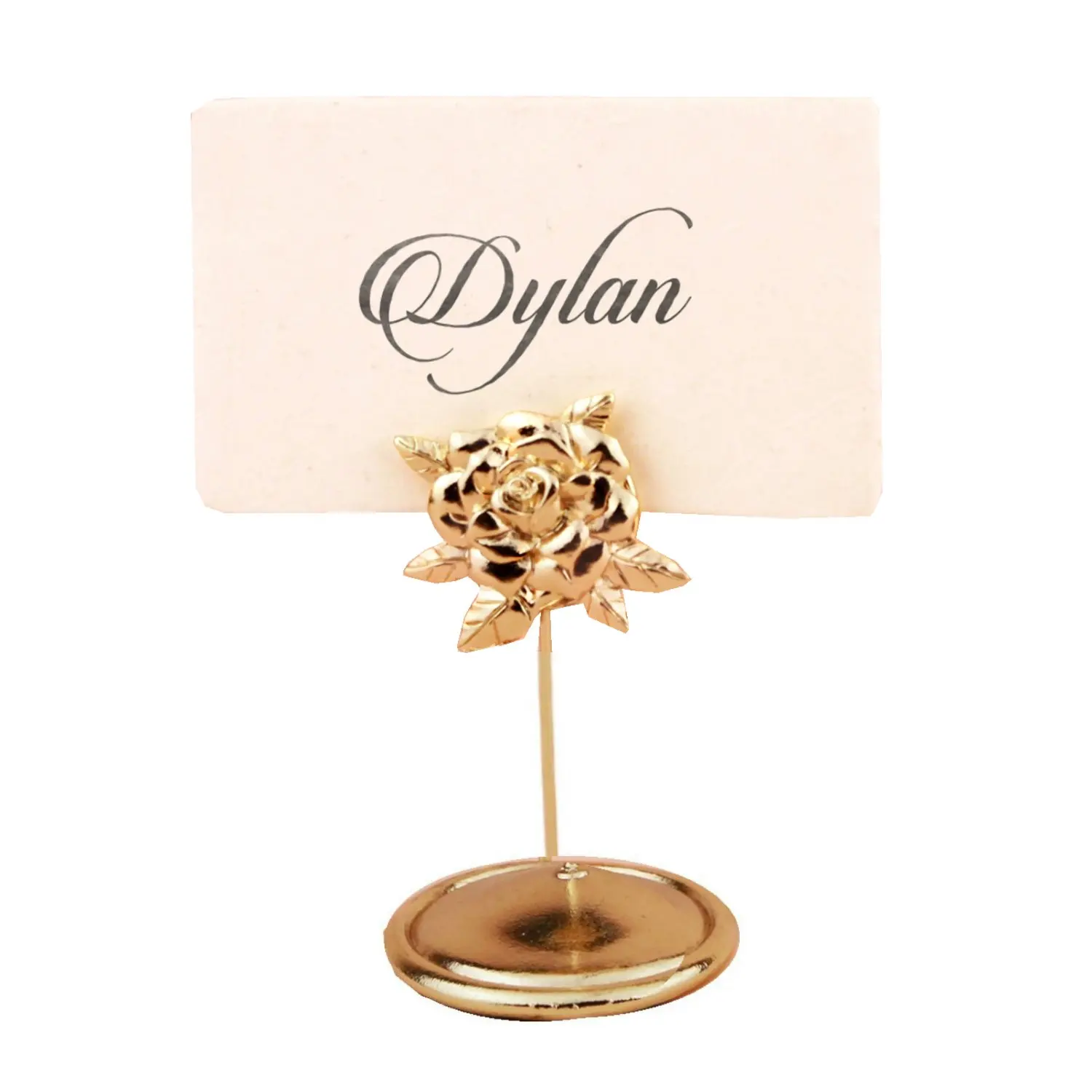 DECORATIVE STATIONERY GIFT TABELNUMBER HOLDER WEDDING TABLE NAME CARD HOLDER CLIPS PICTURE MEMO PHOTO STAND ROSE GOLD