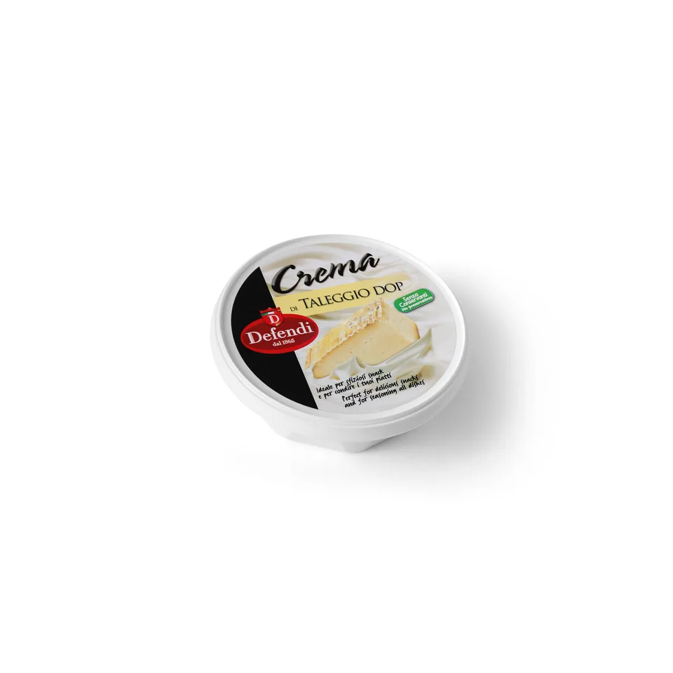 Italian high quality CREAM OF TALEGGIO cheese SPREADABLE 125 g for retail industry pasta and pizza meal