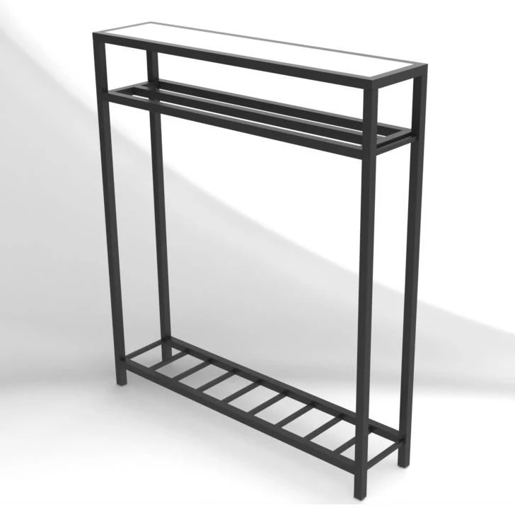 Wall Mounted Towel Rail with Storage Platform