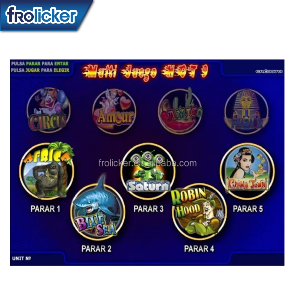 New Video Game PCB board Multi Juego Hot 9 tragamonedas maquina de juegos