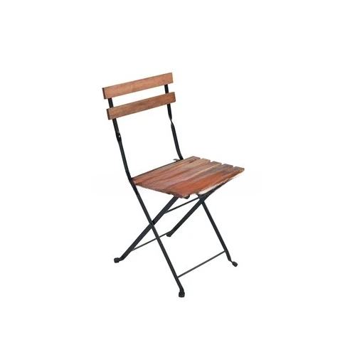 Coffee Chair Wooden Chair With Metal Frame Made of solid acacia wood with high standard environmentally