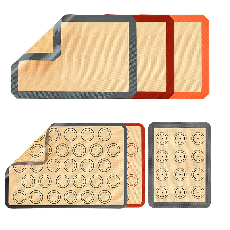 Factory direct-sale Reusable Non Stick Cookie Pastry Silicone Baking Mat Macaroon Mat