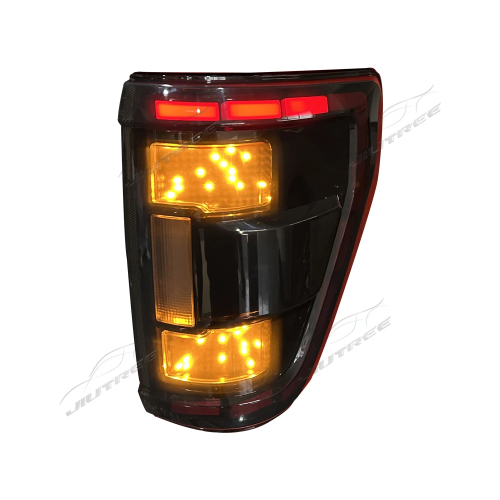 JIUTREE Truck for 2021-2024 Ford Raptor F150 Tail Light Assembly Modification for MP Falcon Wing Blaze Edition