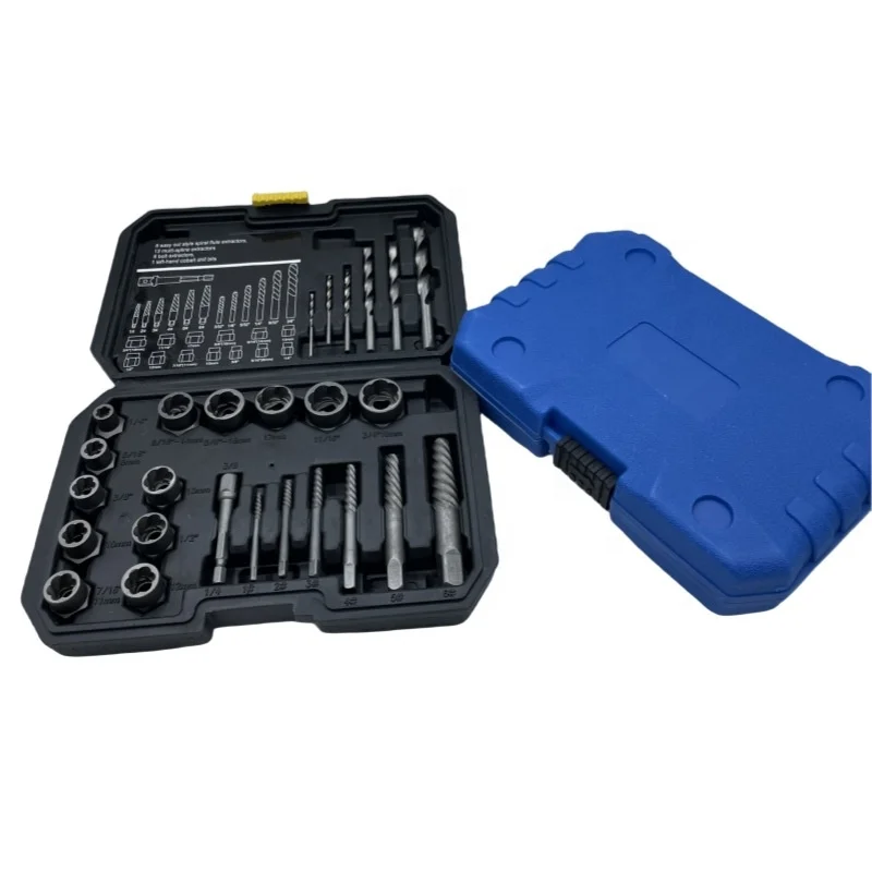 26PCS Damaged Disconnecting Screws and Nuts Extractor Removal Tool Set