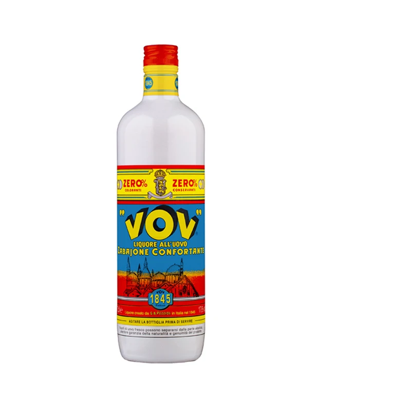 Высококачественные итальянские спиртные напитки VOV Zabajone ликер 100 cl с яйцами пищеварительный 17.8% алкогольных напитков
