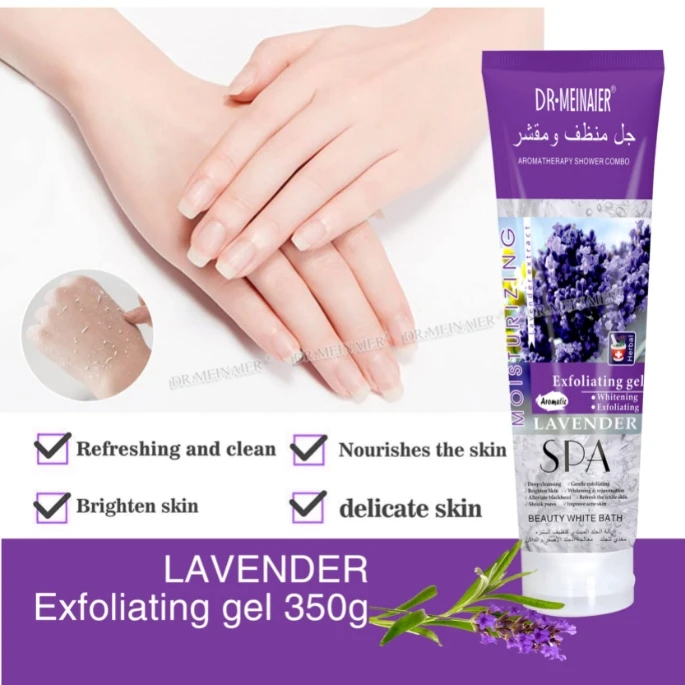 Gentle exfoliating eraser removes dead skin Facial Full body Deep Cleansing pores Tender Skin Scrub Gel