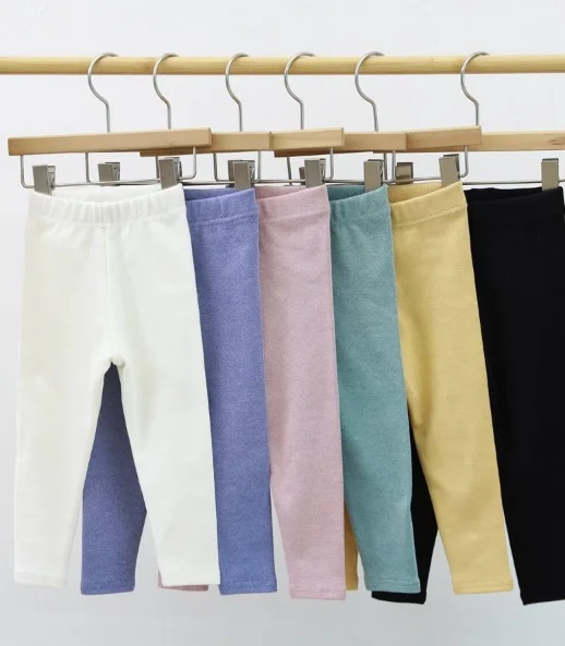 Wholesales 2023 New Korean Style Kids Clothes Fashion Leggings Made in Korea 6 Colors