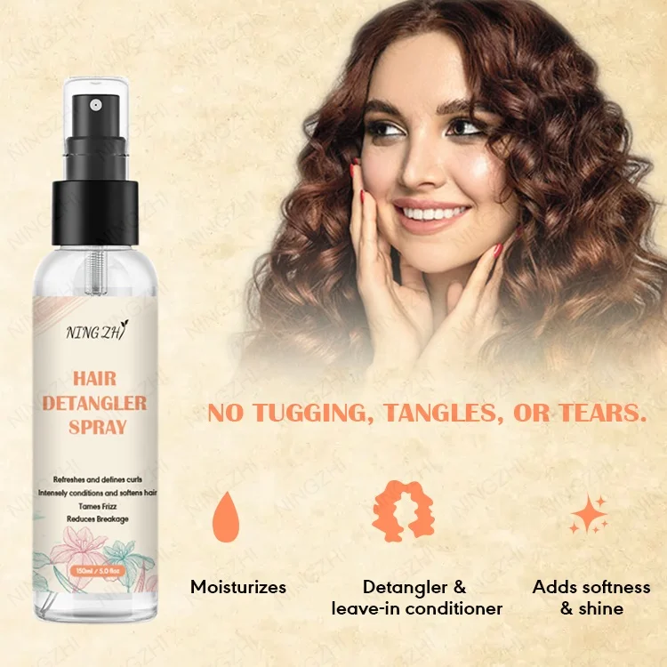 Cheaper natural wig detangler spray detangling spray for synthetic hair