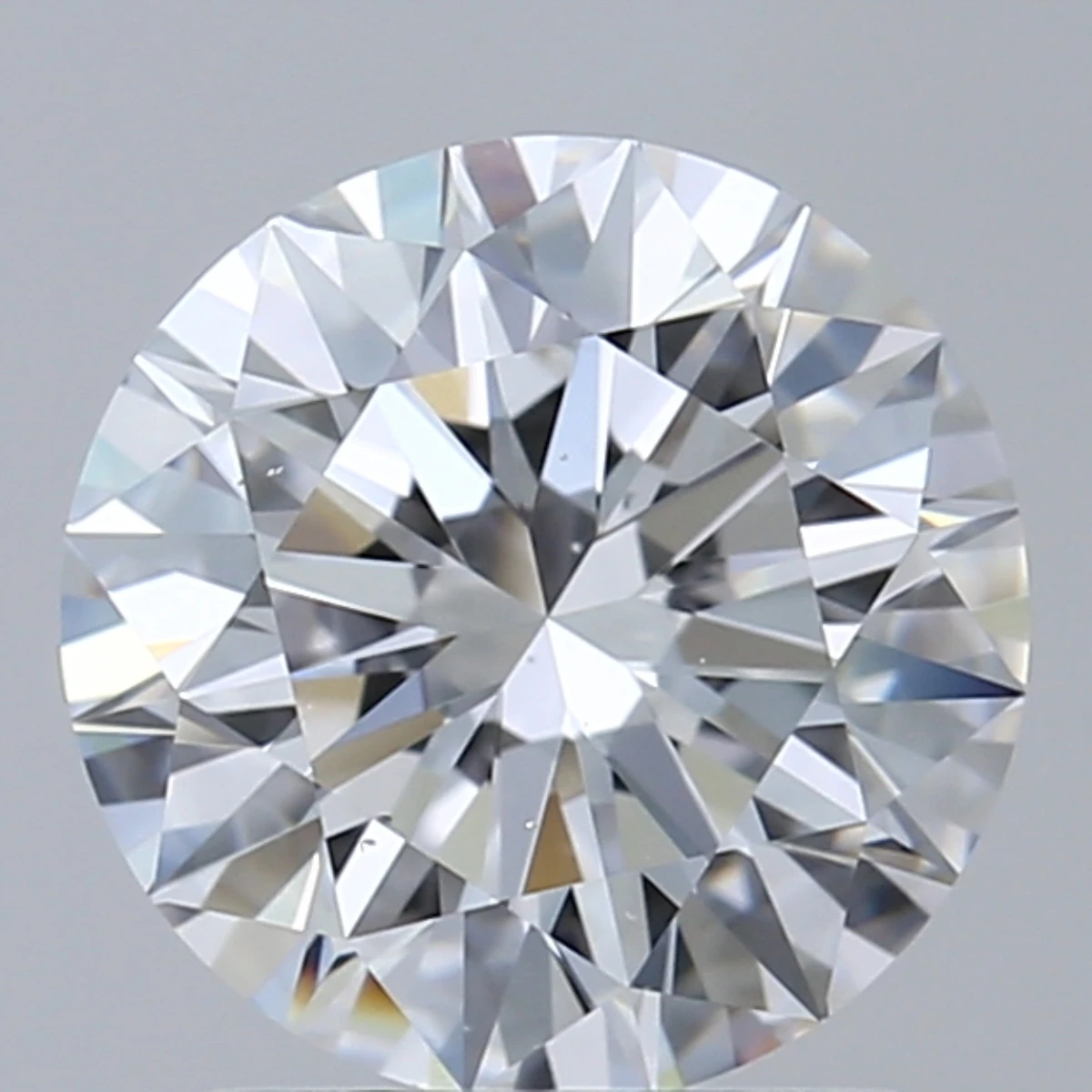 1.5 Carat White Lab Grown Diamond Round Brilliant D Fancy Color High Carat VS2 Purity Loose Round HPHT Diamond for Jewelry