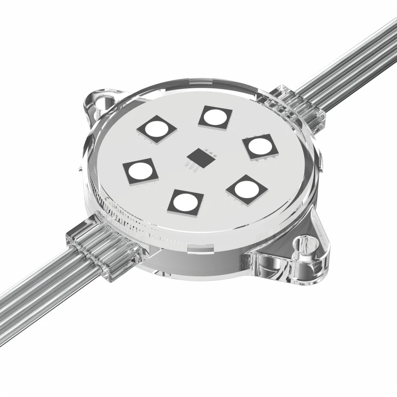 Водонепроницаемый XQD 12 мм RGB WS2811 Светодиодный пиксельный свет полноцветный DMX Модуль DC12V для наружного освещения событий и дисплея