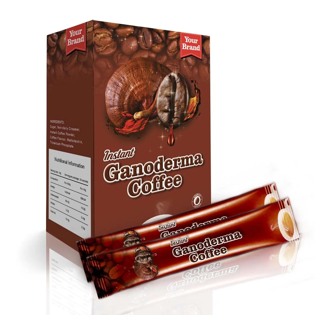 100% Подлинная гарантия мгновенный кофе Ganoderma иммунностимулирующие свойства натуральный очаг улучшающий здоровье удобный напиток