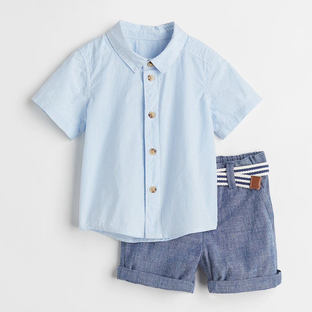 Kids Formal Clothes For 1-6 Years Boys Birthday Party Dress Summer 4 Pieces Children Suit Set Infant Boy Clothing Gift Costume