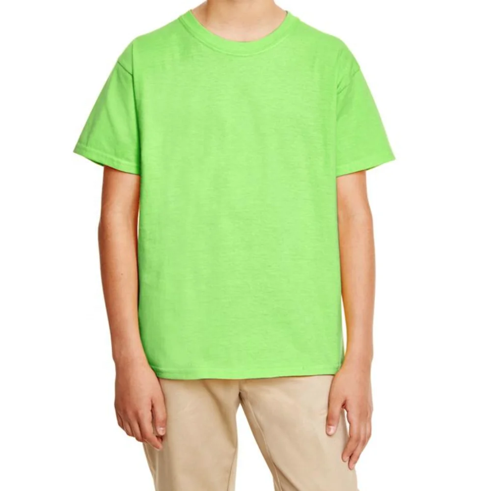 Children youth tee manufacturer Wholesale Classic t shirt Cotton Round Neck youth  tshirt Plain youth print T-Shirts