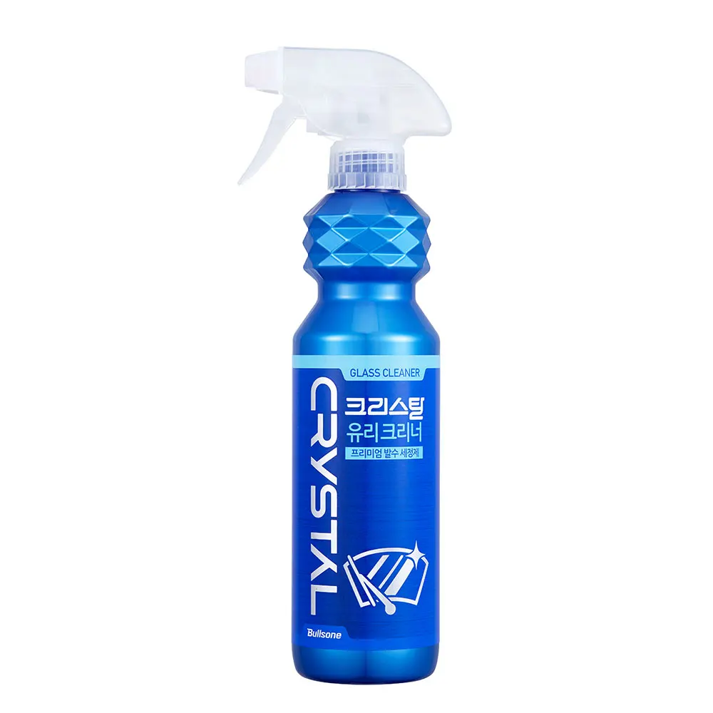 Bullsone Crystal Glass Cleaner 16.91oz Coating Agent (Water-Repellent Effect / Quick Cleaning / Gloss Effect)