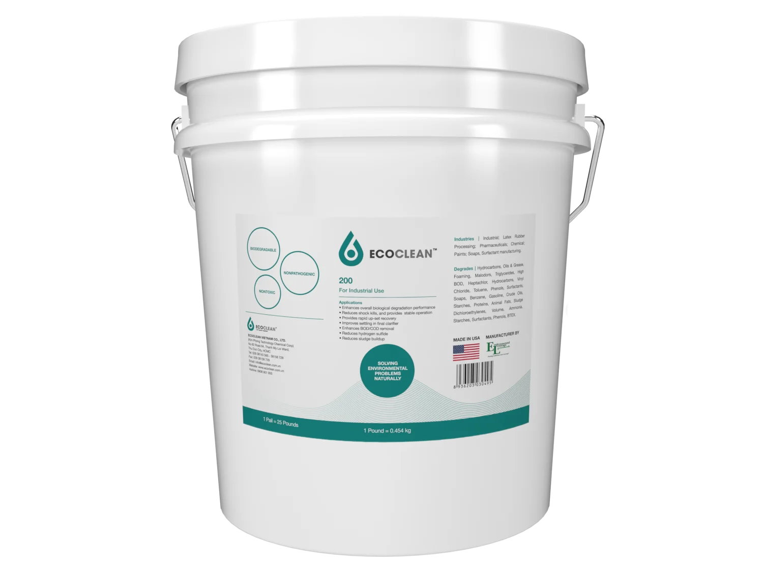 USA 5 BillionsCFU/Gram Eco-Friendly Microbiology Sewage Treatment for Beverage Winery Beer Sugar Alcohol Use Mild-earthy