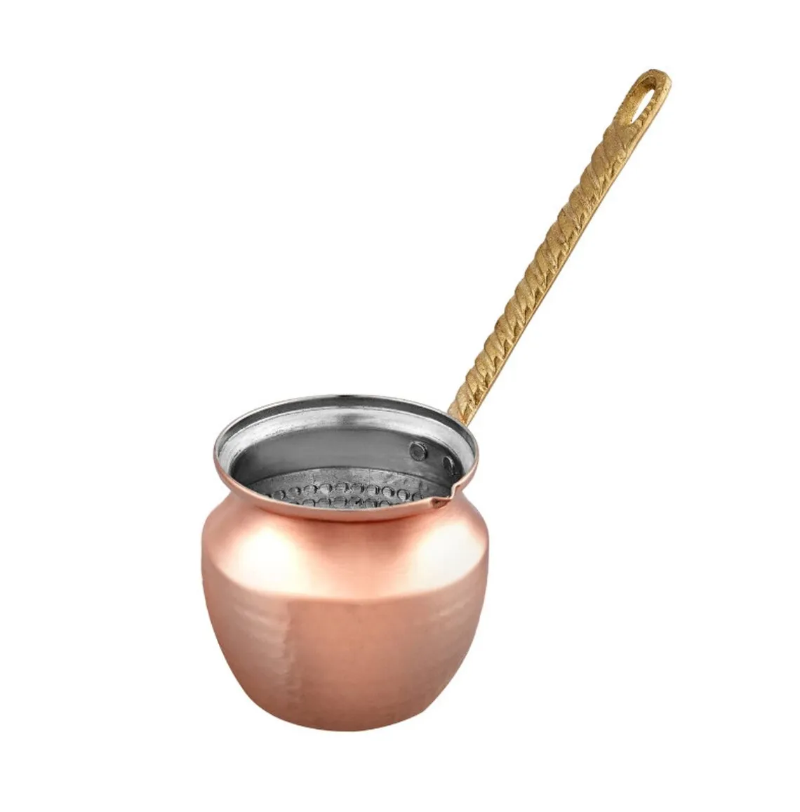 Home decor copper Turkish coffee pot tableware coffee cup for home kitchen restaurant hotel party table decor bulk quantity 2023