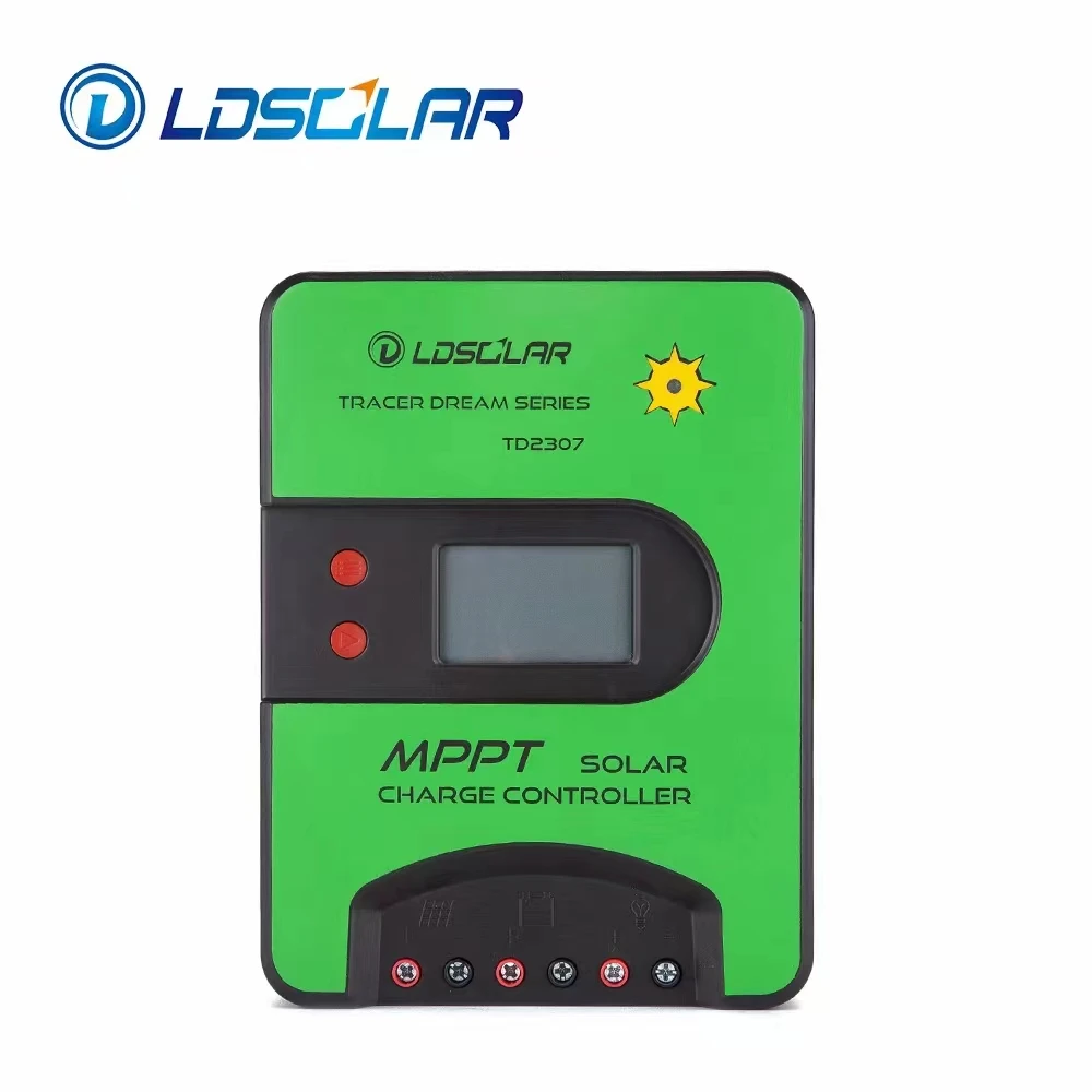 Ldsolar 40a 12v 24v for lifepo4 battery mppt solar charge controller