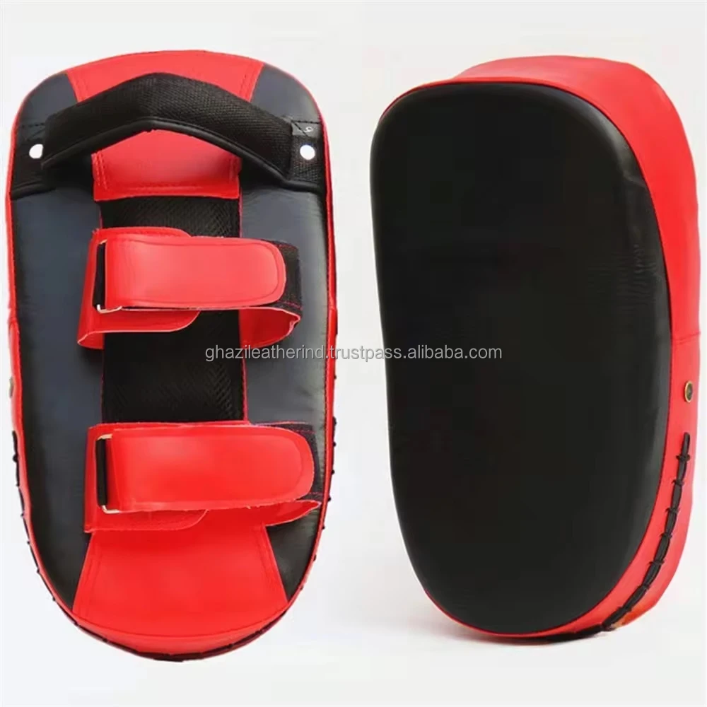 Leather Muay Thai Kick Pad with Hand Grips for Sporting and Gym Use High Quality Boxing Product