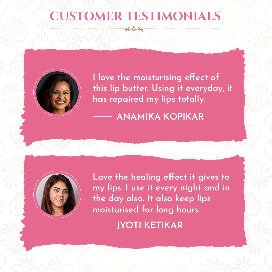 Khadi Essentials Wild Rose Lip Balm with Shea Butter & Essential Oils For Dry & Damaged Lips Men & Women Uses