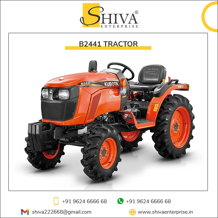 Advanced Kubota B2441 Farm Tractor with High-Accuracy Power Steering 3 Cylinder 24 HP Engine Made in Japan