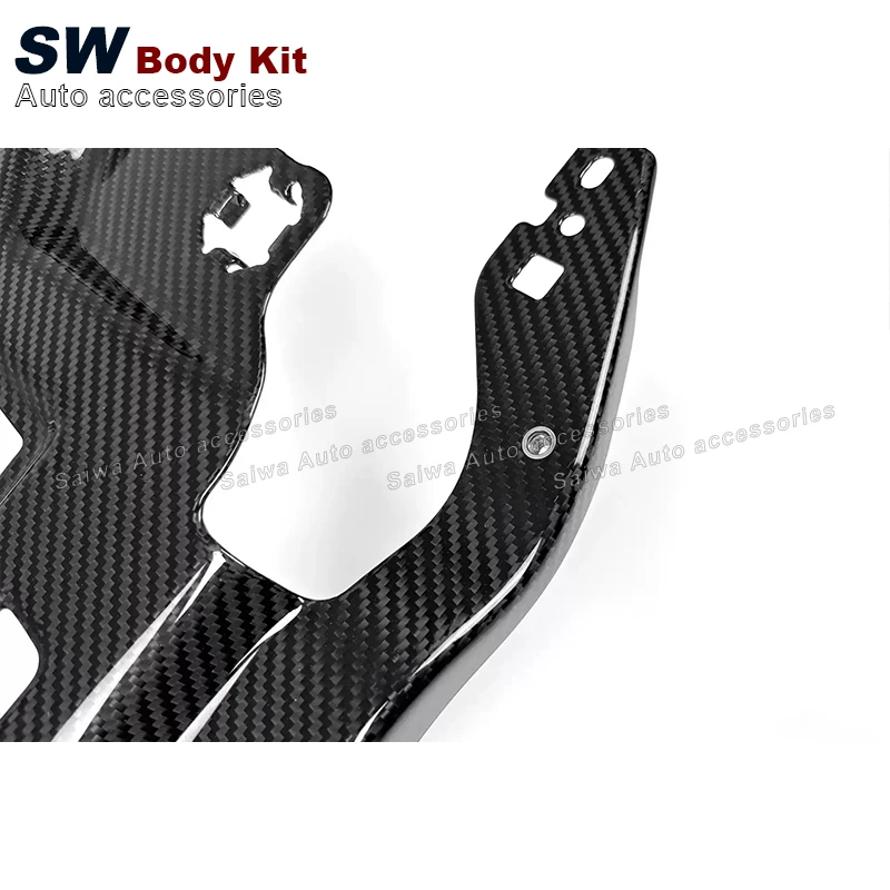 Real Dry Carbon Fiber OEM Style Tank Top Cover Trim For BMW M3 G80 M4 G82 G83 Upgrade Engine Front Cover Trim 2021+