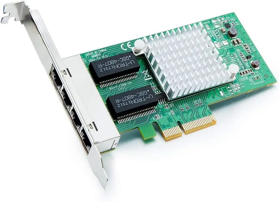 Новый оригинальный Intel ADPC0350001 Quad Port GigE i350 Base-T PCI Card