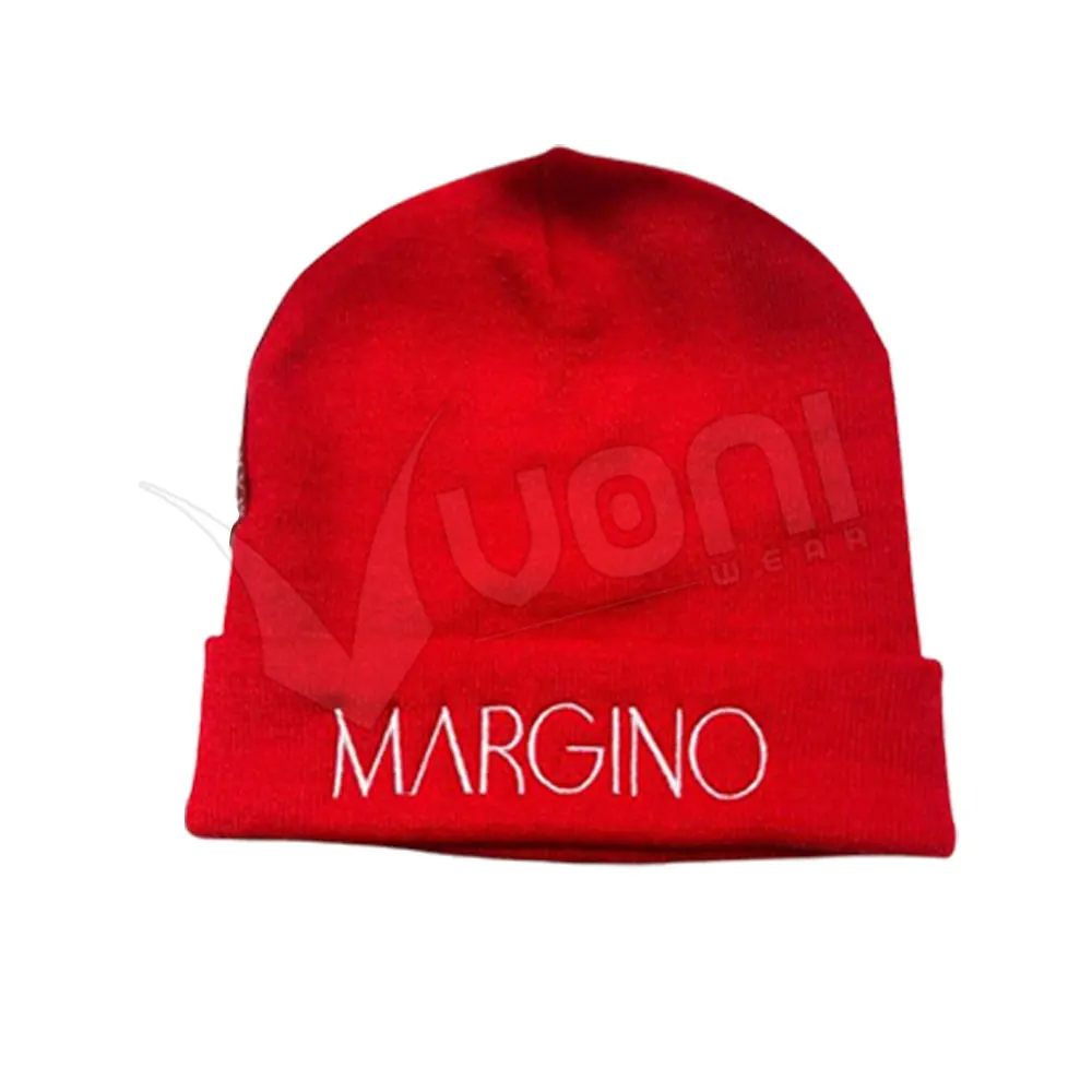 Microfiber Beanie Custom Knitted Embroidered Beanie Winter Hat  Wholesale Custom Logo Print Beanie Hat