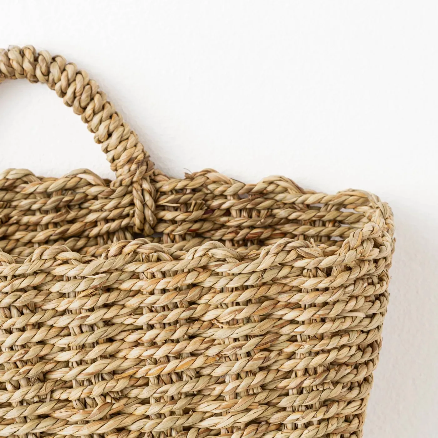 2-х уровневые бамбуковая полка полукруг настенный органайзер для хранения с корзины настенная ручной работы Вьетнама FBA Amazon