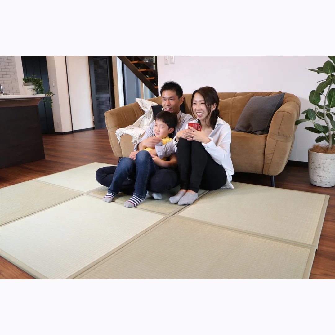 Unit Tatami Floor Puzzle Mat with Joints - 82x82cm Japandi interior Carpets & Rugs