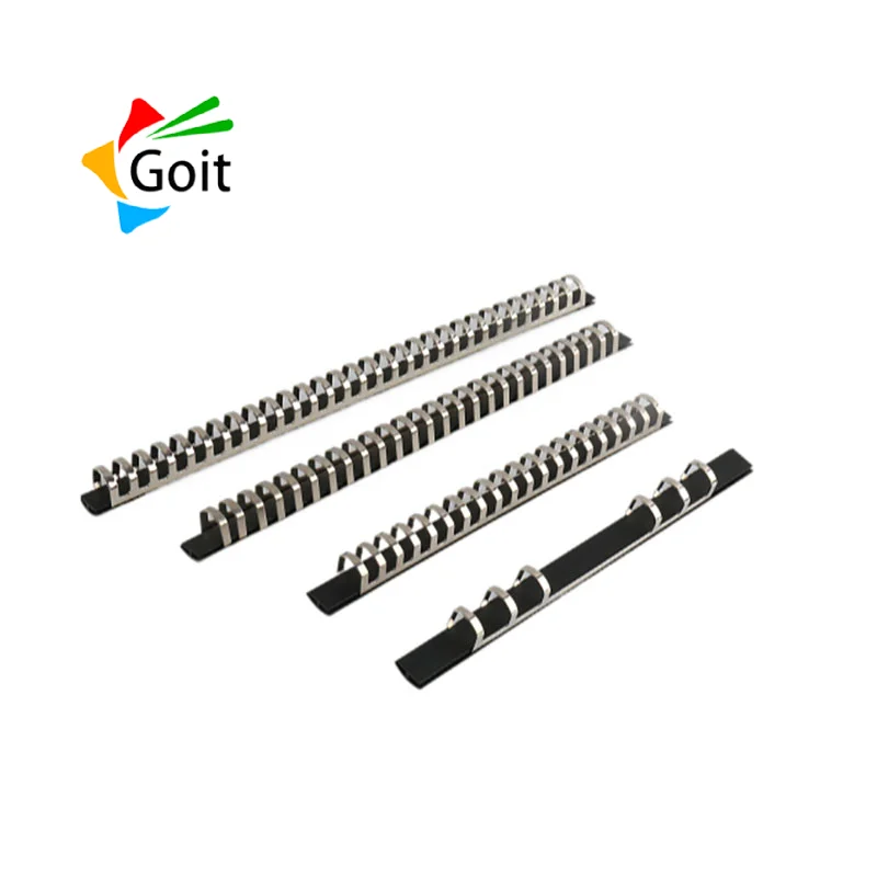 A4/A5/B5 Sliding Bar Binder Metal Binding Clips Loose-Leaf Notebook File Folder 6/20/26/30 Hole Sliver DIY Hoop Storage