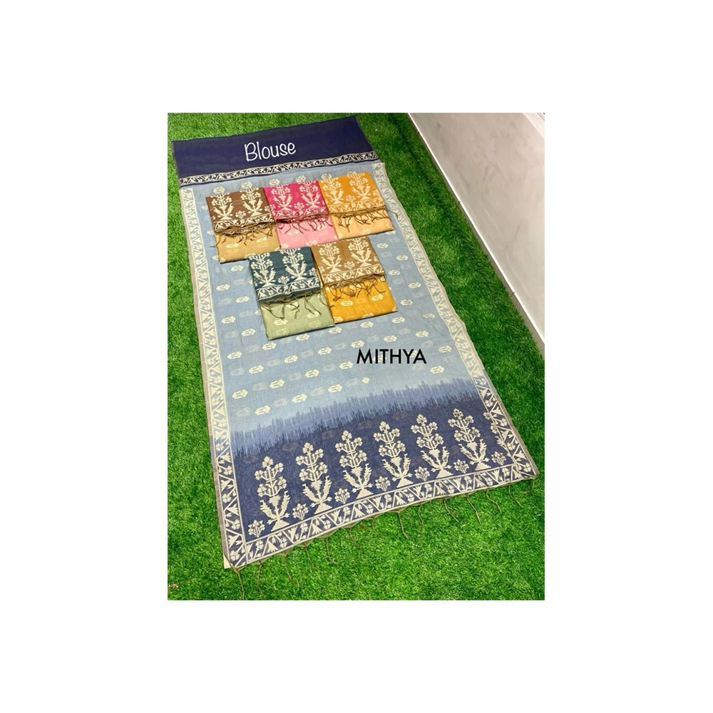 Indian Traditional Cotton Saree Fashionable Printed Design for Occasions Best Wholesale Price from Indian Exporter for Weddings