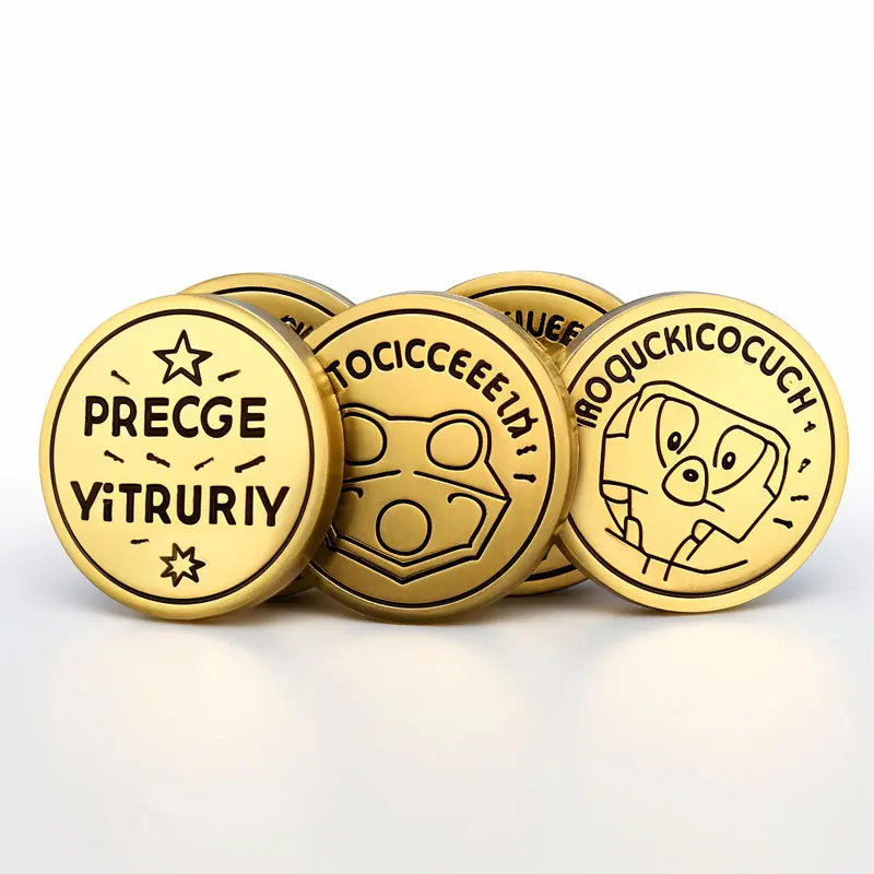 bulk cheap souvenir gift custom logo pocket hug tokens gold metal