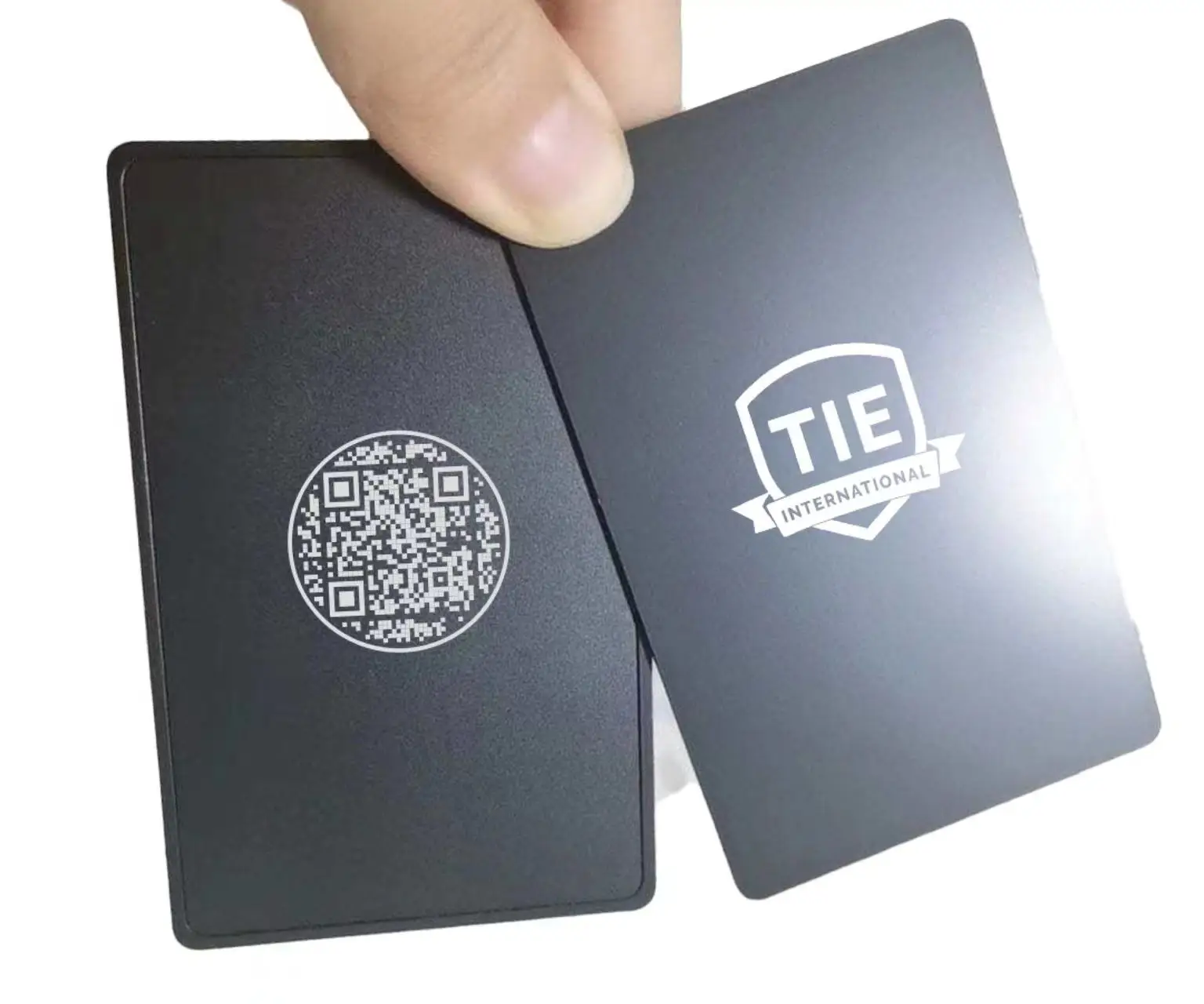 Лазерная гравировка nfc213 черная матовая гибридная пустая металлическая 144 байт nfc карта из нержавеющей стали