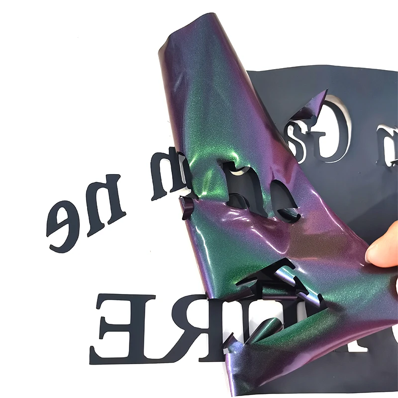 Shunaimei  Hot Sale Colorful Diy Film Chameleon Heat Transfer Vinyl Iron on Vinyl for Cutting