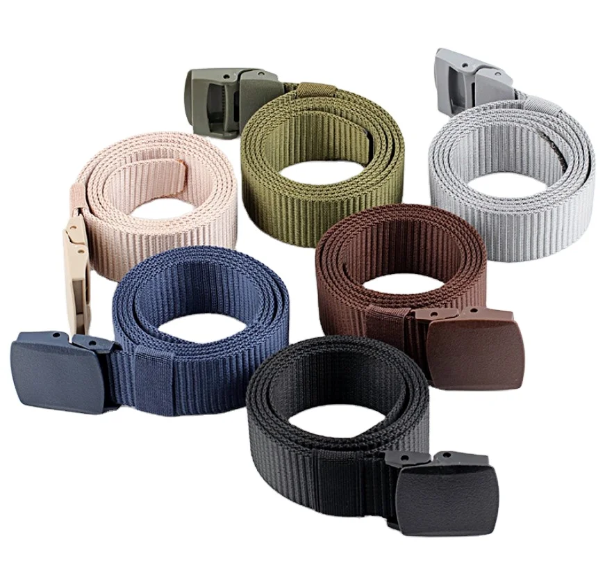 Custom High Quality Strap Magnetic Buckle Nylon Belt Male Tactical heavy Duty belt