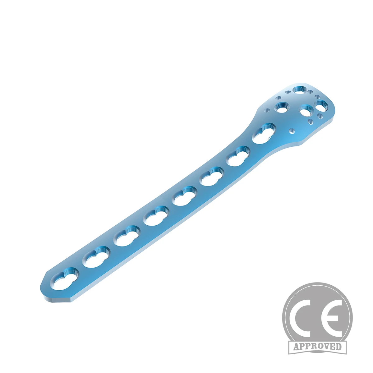 High Grade 3.5 - Long, Titanium proximal humerus safety plate orthopaedic locking screw medical implant
