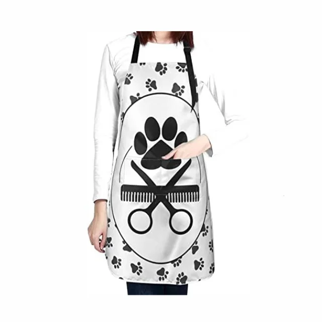 Лидер продаж, водонепроницаемый фартук для ухода за Собаками Для грумеров и парикмахеров, необходимые инструменты для ухода за домашними животными, фартуки для кошек и собак
