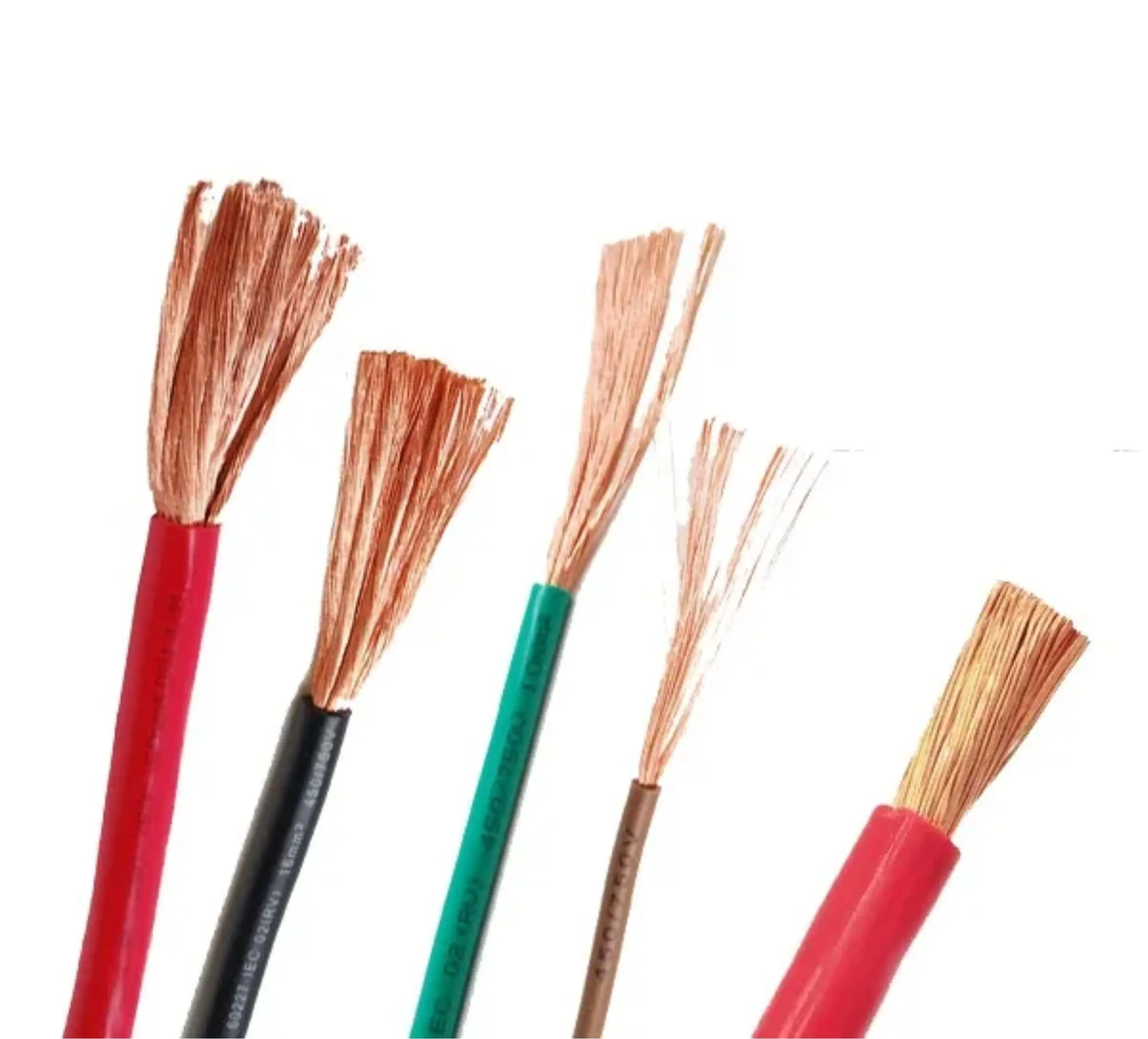 Factory Direct Sales Pvc Insulated 1.5mm 2.5mm 4mm 6mm 10mm 450/750V Building House Wiring Copper