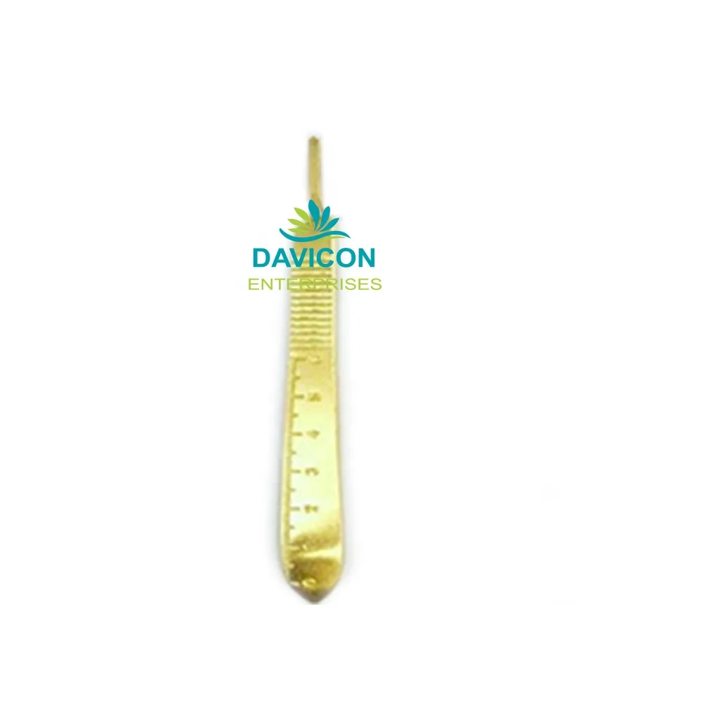 Davicon High Quality SCALPEL HANDLE NO-3 Scalpel blade size 10 Gold Edition SET | Skin Graft Knives
