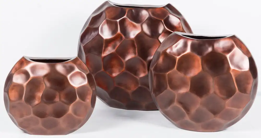 Modern Antique Metal Handmade Copper Hammered Table Vase Metal Vases for Home Decor and Decorative Accent Piece BY WB INC INDIA