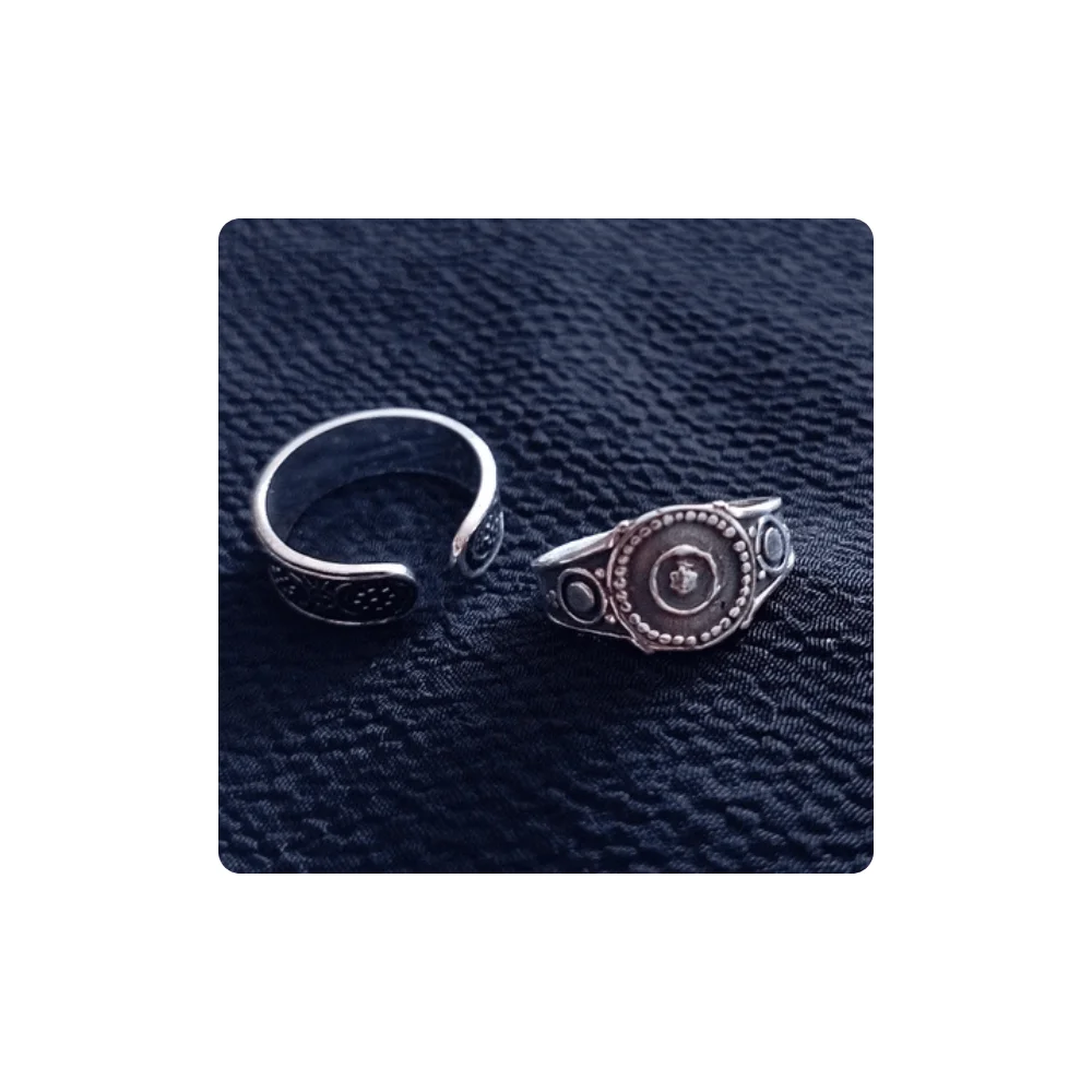 Best Made Vintage Trending New Fashion Tribal Ring Silver Tribal Rings High Quality Tribal Jewelry for Sale