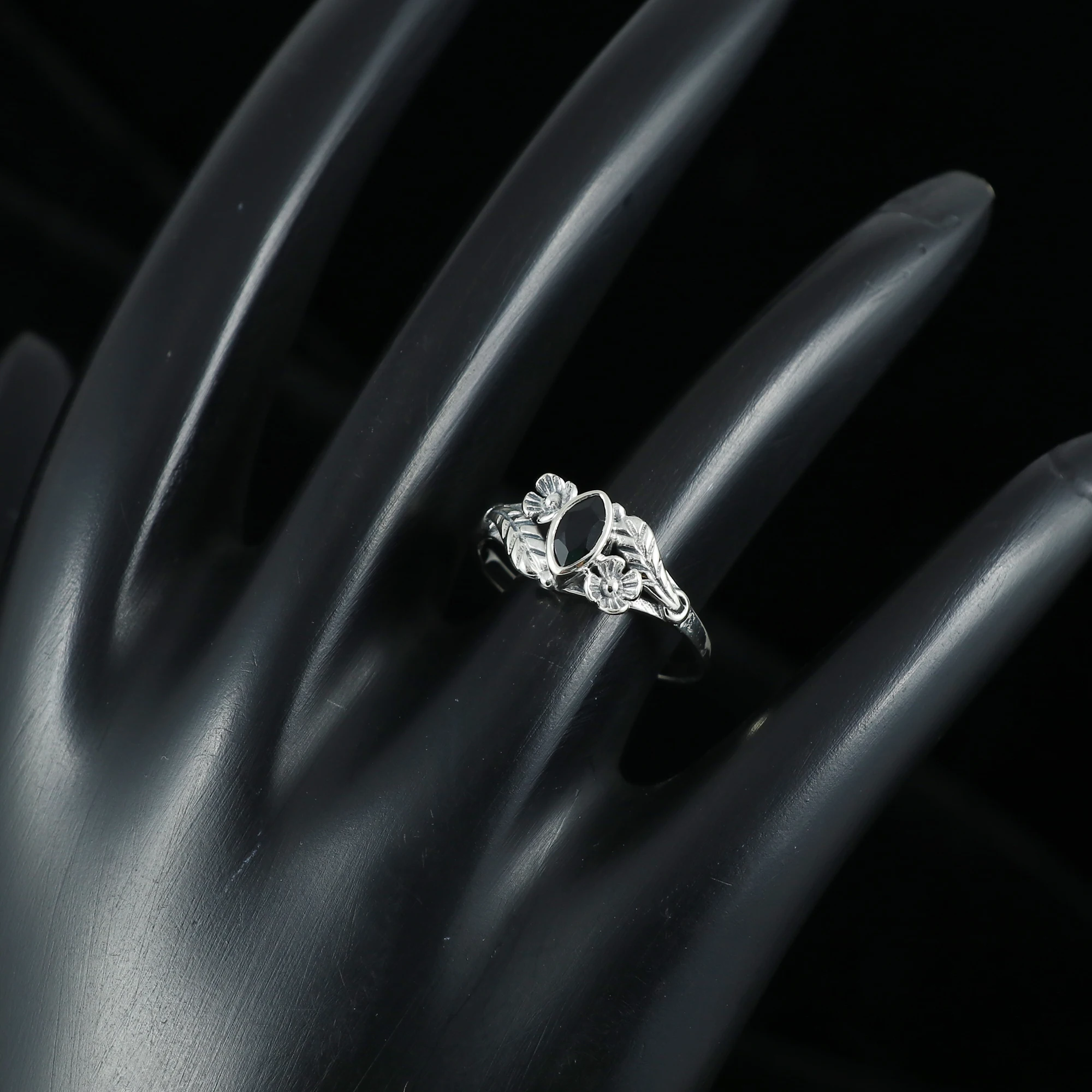 Floral Marquise Ring