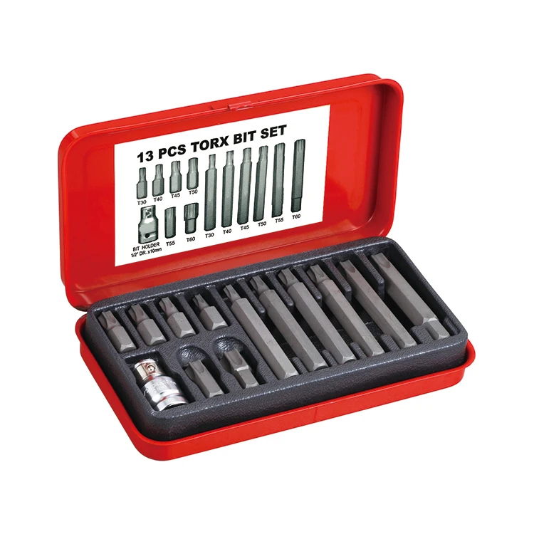 Hot selling good quality 13pcs torx bit set 10mm bit set Taiwan