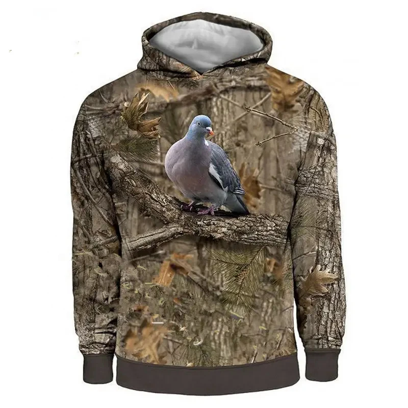 2023 Top High Quality Boar Hunting sublimation 3D printing Long Sleeve plus size custom label men Hoodie