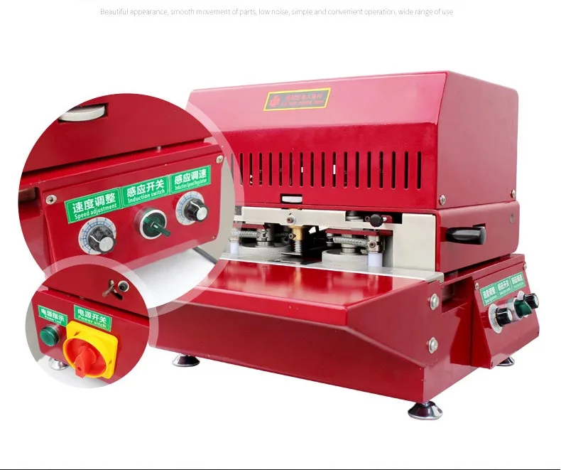 Automatic Leather belt edge painting coloring machine Belt Edge Coloring Machine