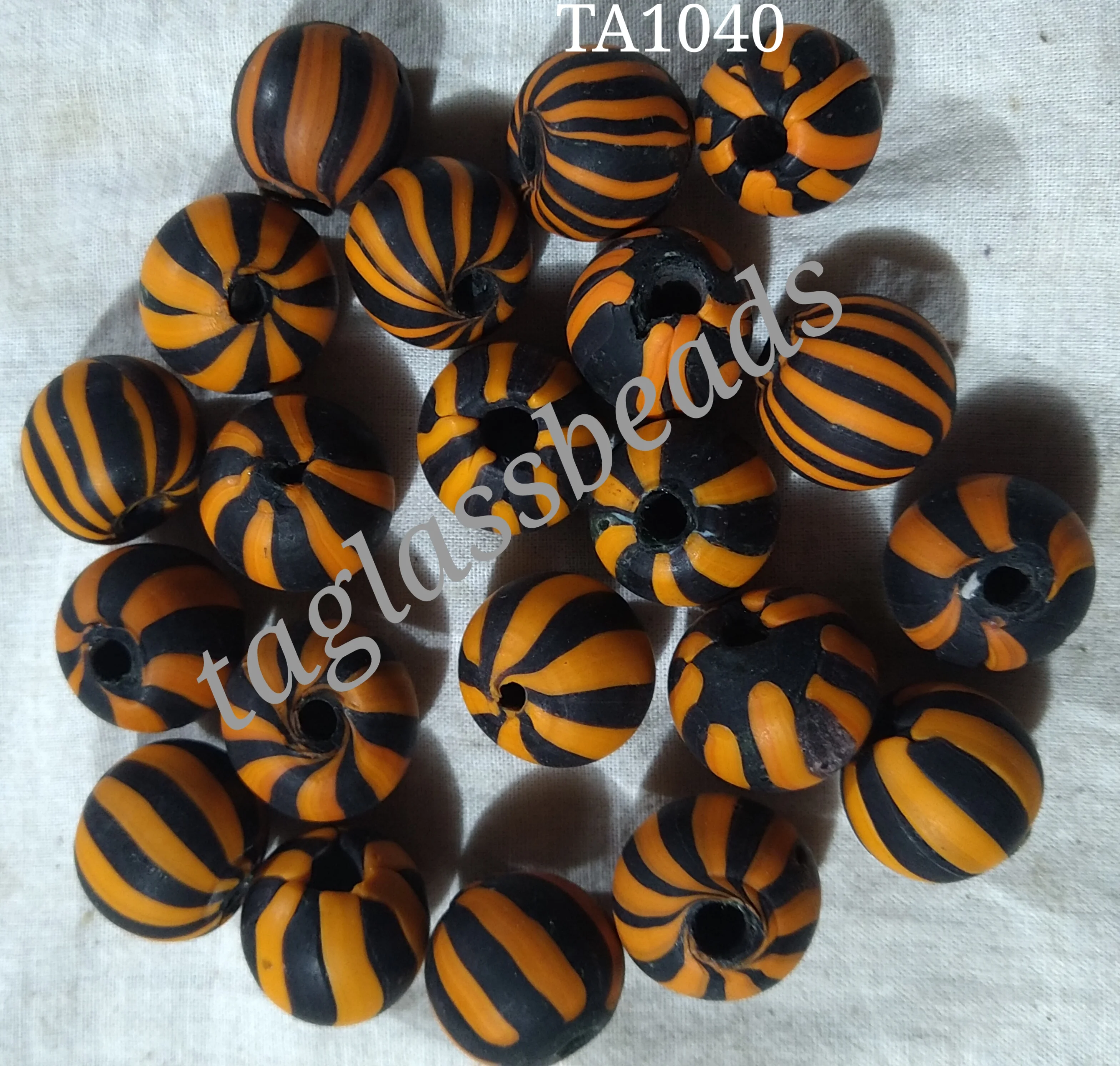 Mate strip glass beads indian beads For Bracelet Charms Matte Finish Beads Loose Glass Low Price Ready to Ship
